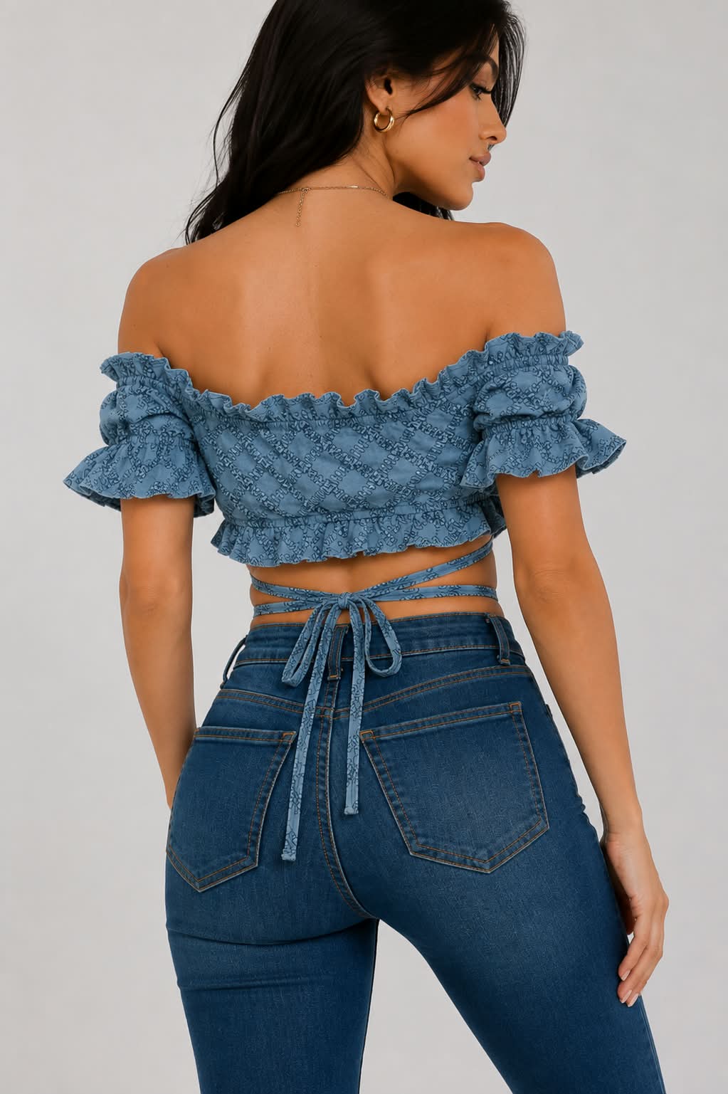 Santorini Wrap Crop Top